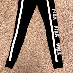 VS PINK Bling Sequin Logo Leggings